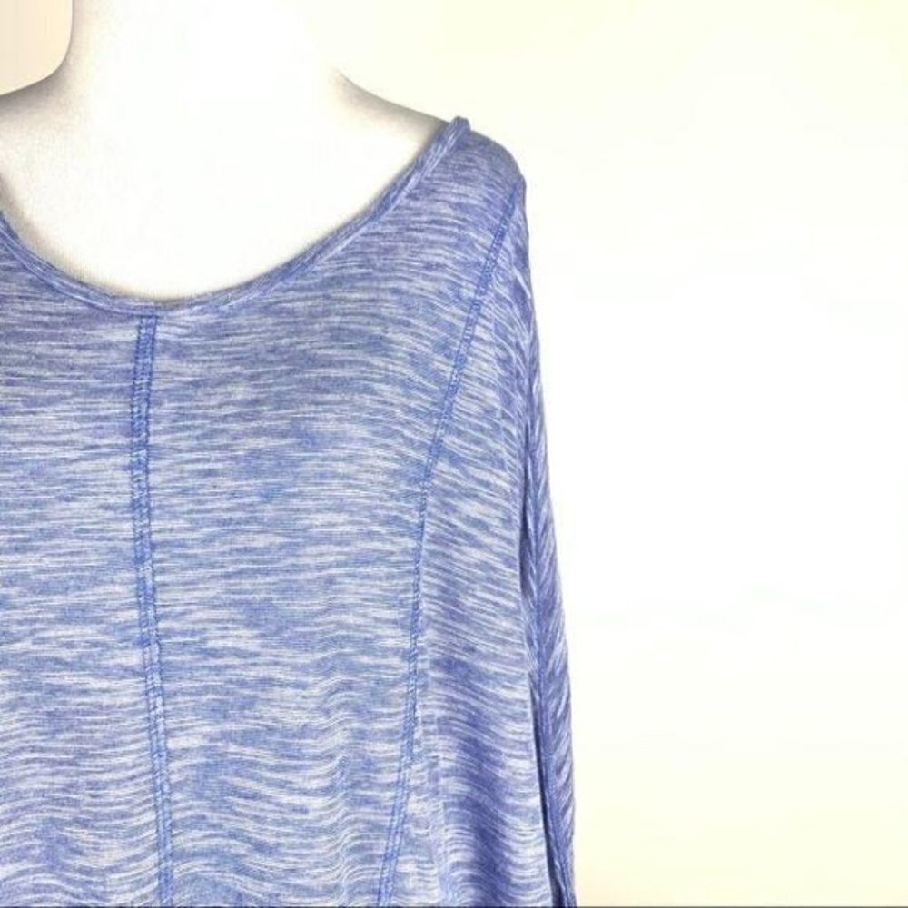 Lane Bryant top size 18/20 blue dolman tunic - Picture 2 of 10